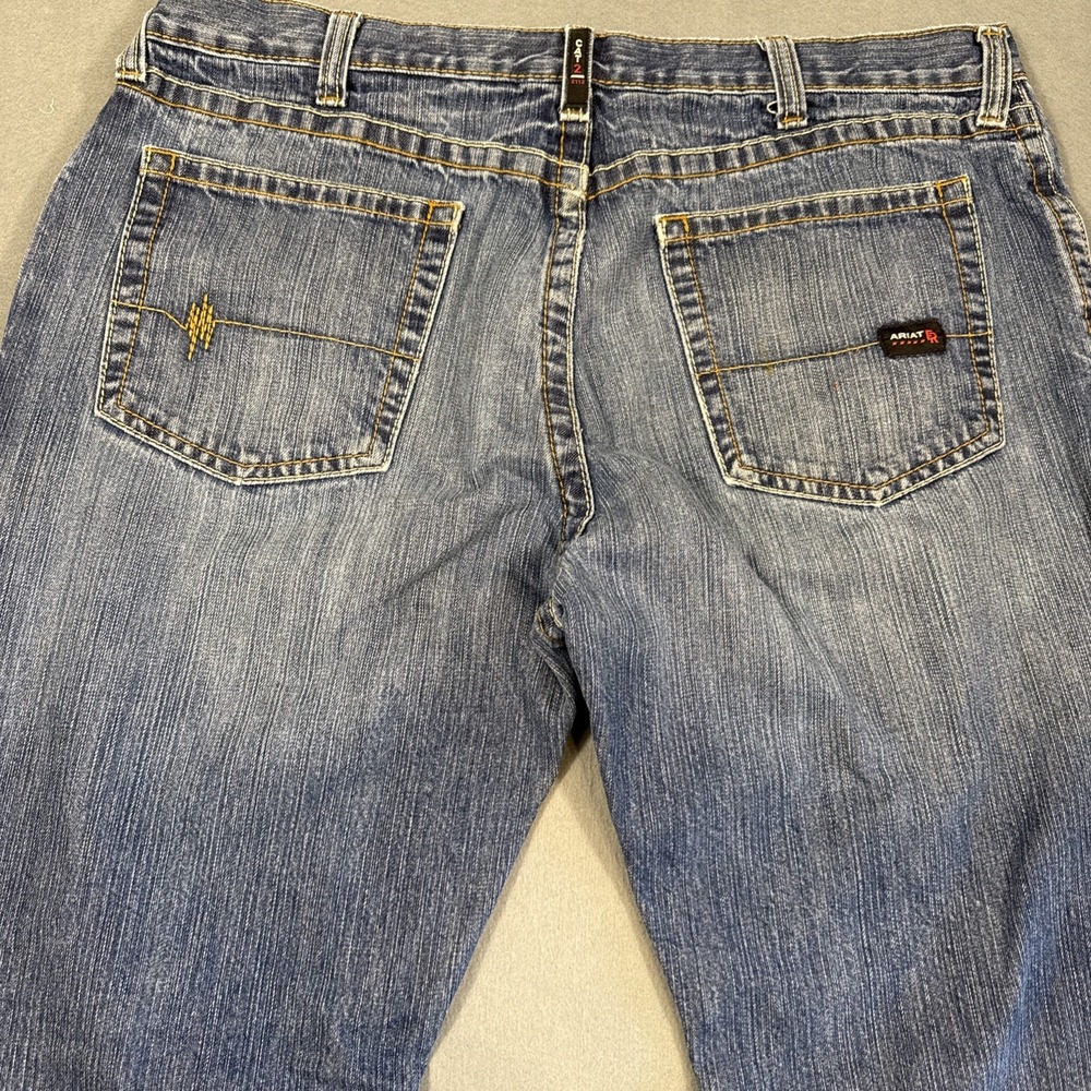 Ariat Jeans Work CAT2 FR Midrise Stretch SLIM STRAIGHT Blue Jeans 40x32